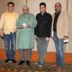 L-R Mr. Neeraj Kalyan, Mr Javed Akhtar, Mr Bhushan Kumar, and Mr Rakesh Nigam