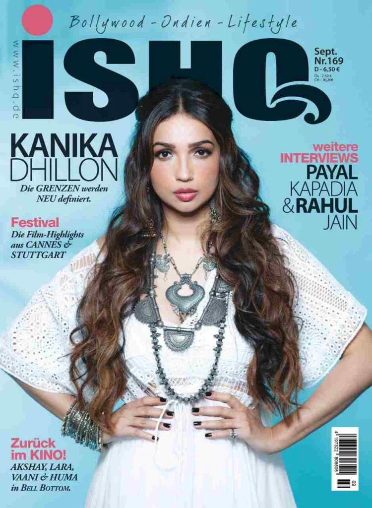 Kanika Dhillon becomes the first writer to get on the cover of an International Bollywood Magazine. 