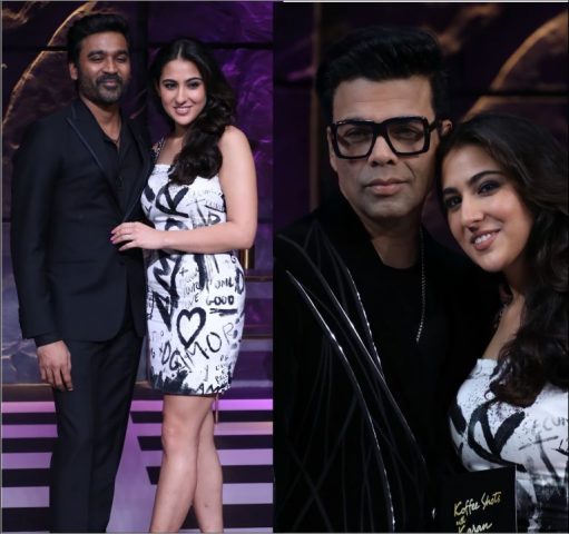 Atrangi Re co-stars Sara Ali Khan and Dhanush to be seen on Koffee Shots With Karan